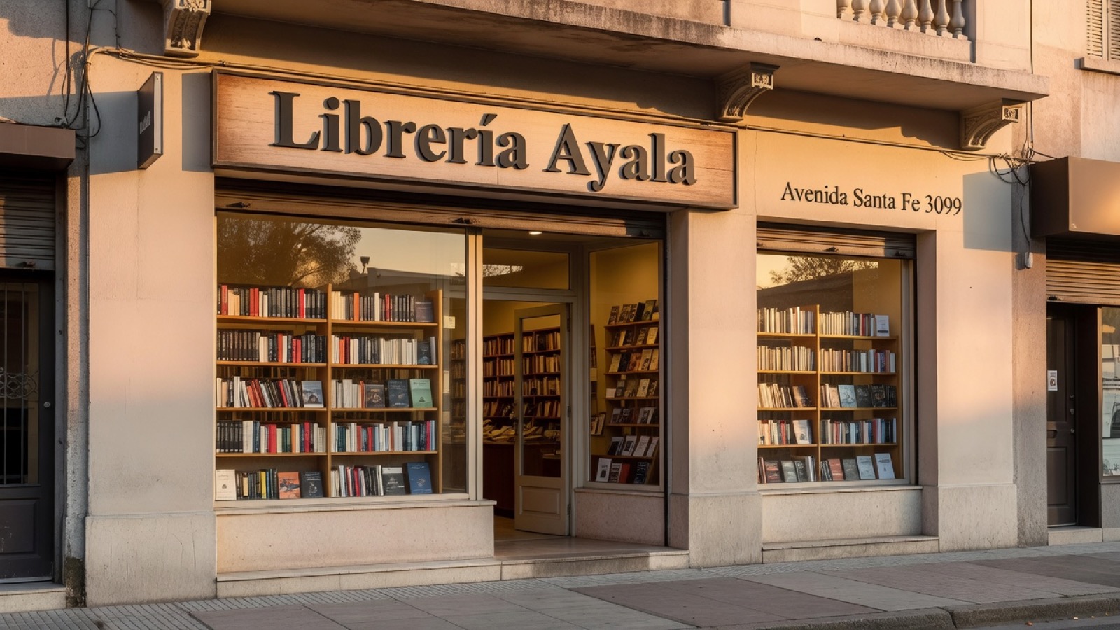 Interior de Librería Ayala